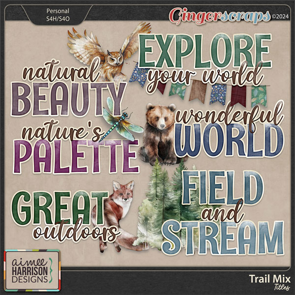 Trail Mix Titles by Aimee Harrison
