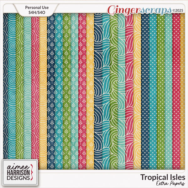 Tropical Isles Extra Papers by Aimee Harrison