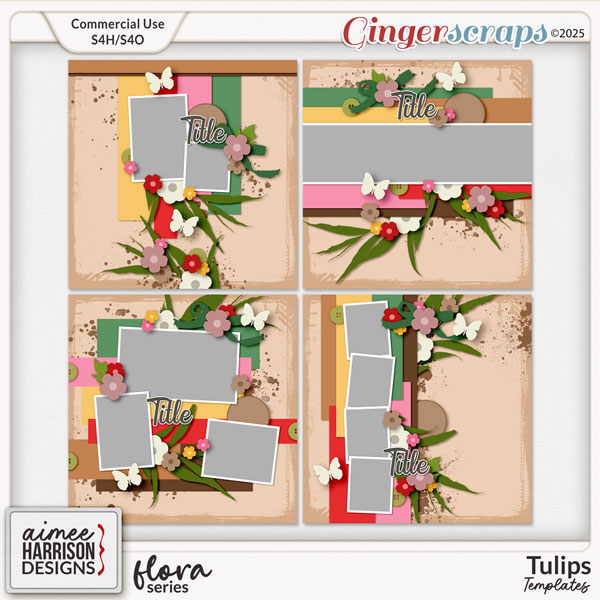 Tulips Templates by Aimee Harrison