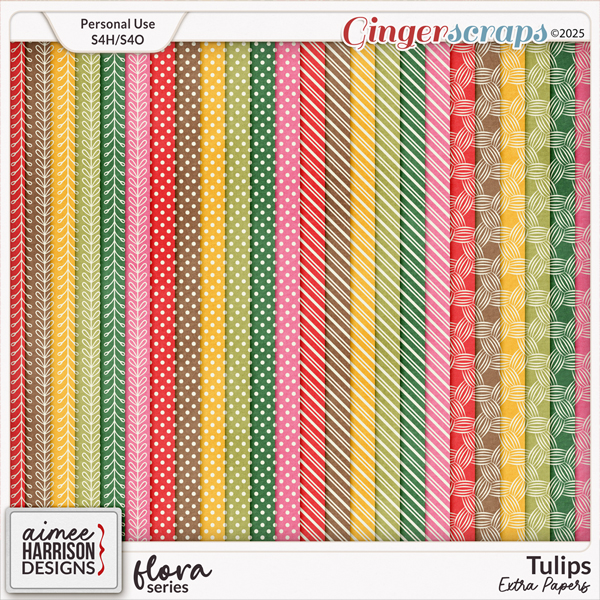 Tulips Extra Papers by Aimee Harrison