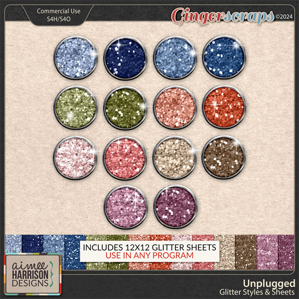Unplugged Glitters by Aimee Harrison