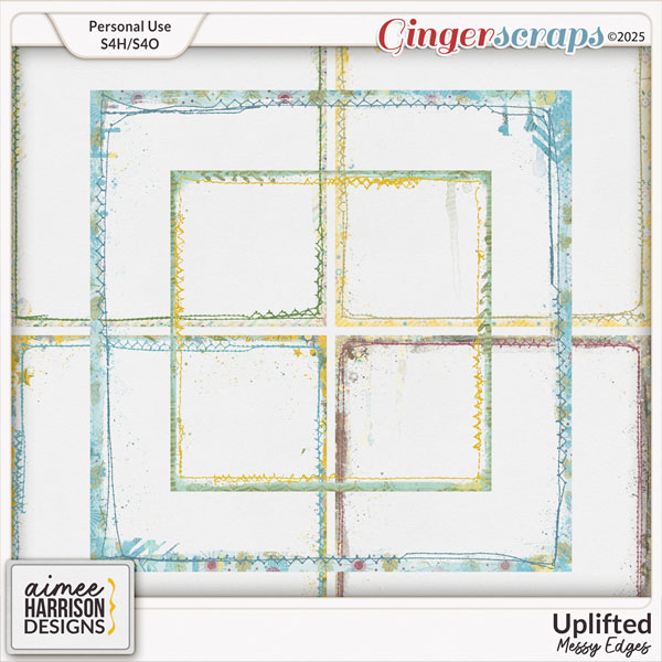 Uplifted Messy Edges by Aimee Harrison