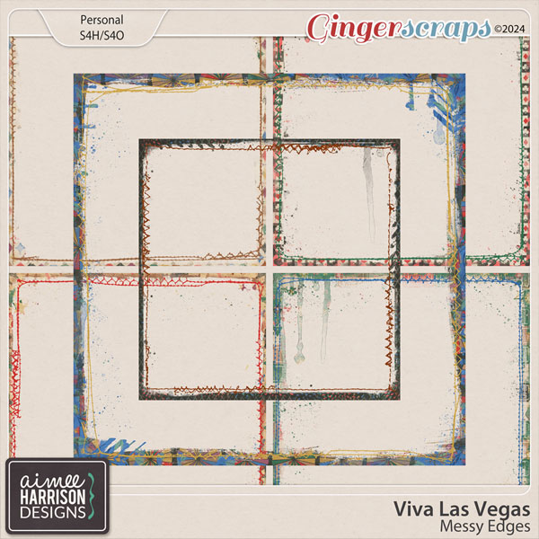 Viva Las Vegas Messy Edges by Aimee Harrison