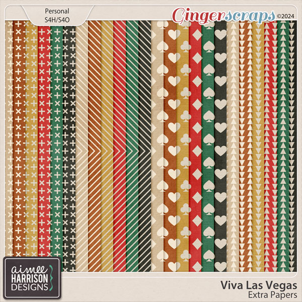 Viva Las Vegas Extra Papers by Aimee Harrison
