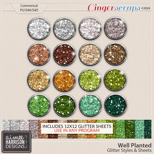 Well Planted Glitters by Aimee Harrison