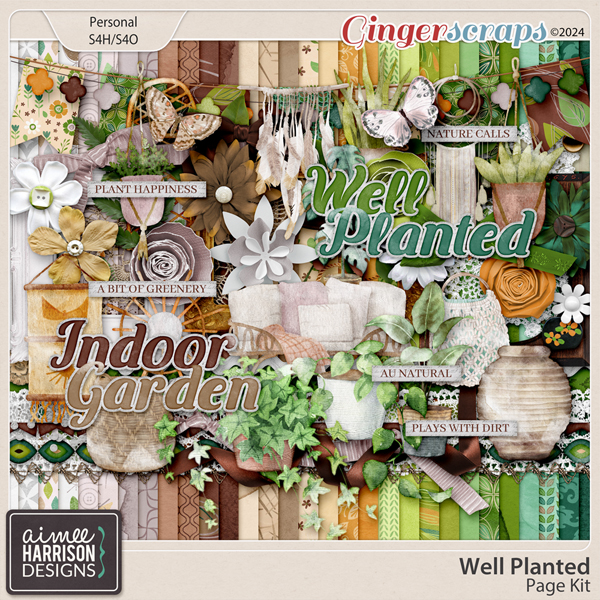 Well Planted Page Kit by Aimee Harrison