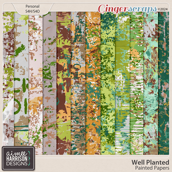 Well Planted Painted Papers by Aimee Harrison