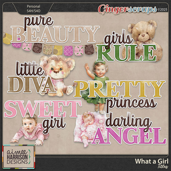 What a Girl Titles by Aimee Harrison