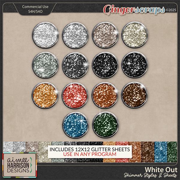 White Out Shimmers by Aimee Harrison