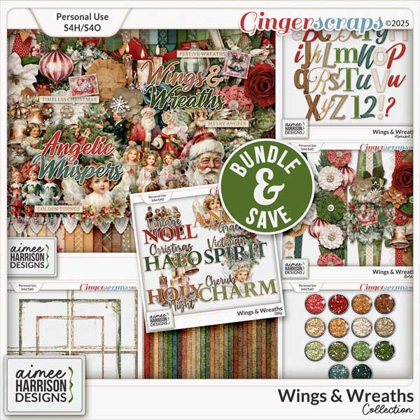 Wings & Wreaths Collection by Aimee Harrison