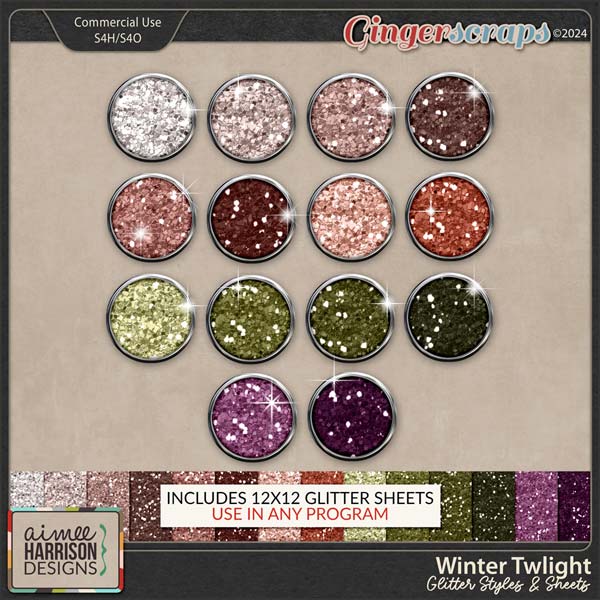 Winter Twilight Glitters by Aimee Harrison