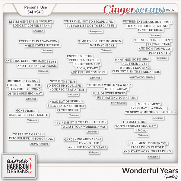 Wonderful Years Quotes by Aimee Harrison