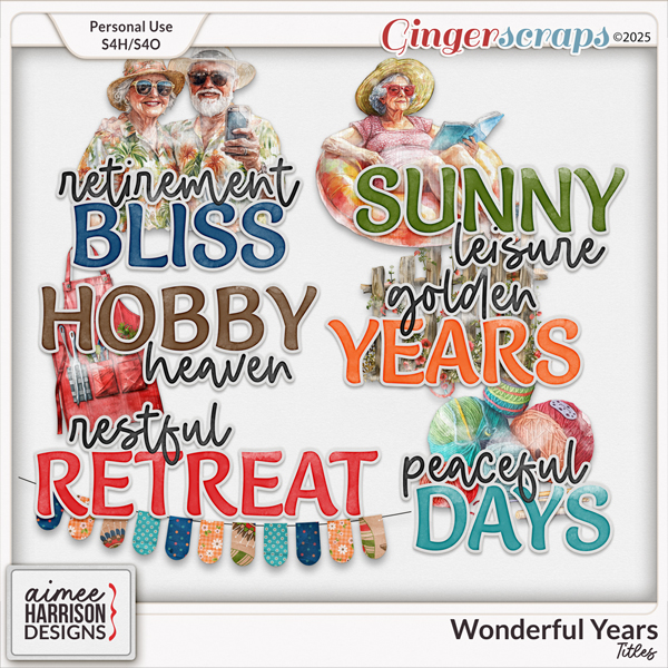 Wonderful Years Titles by Aimee Harrison
