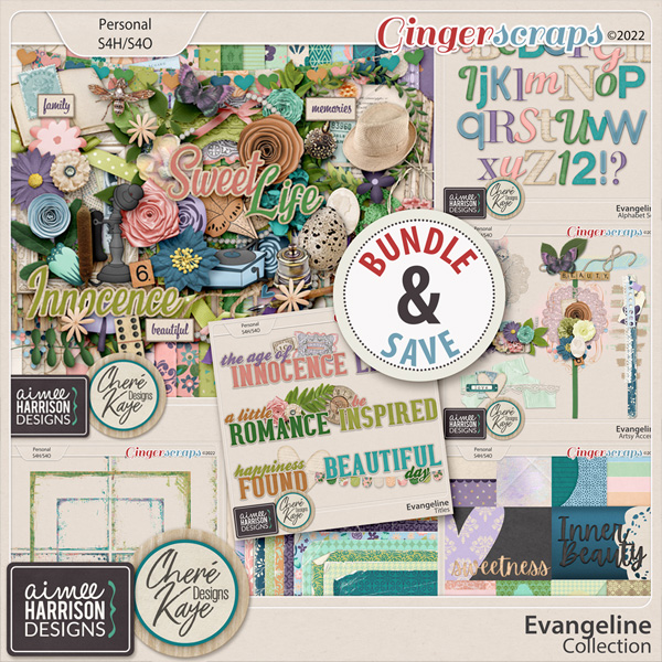Evangeline Collection by Aimee Harrison and Chere Kaye Designs