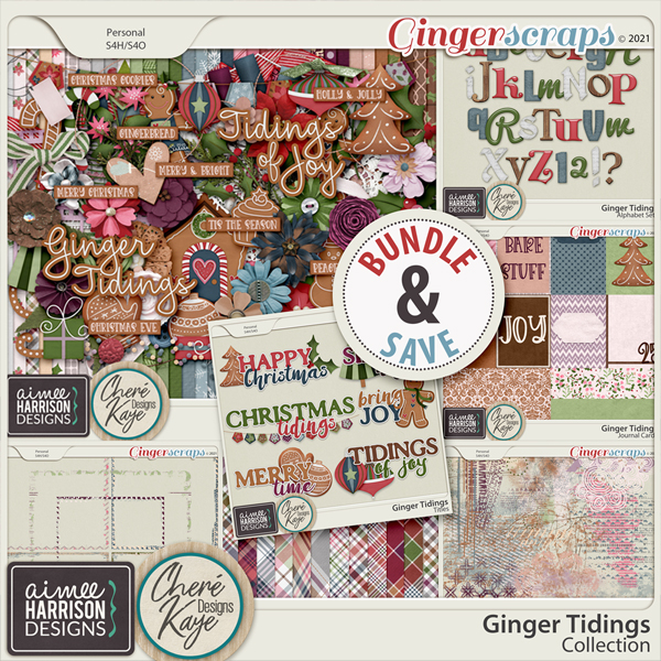 Ginger Tidings Collection by Aimee Harrison and Chere Kaye Designs