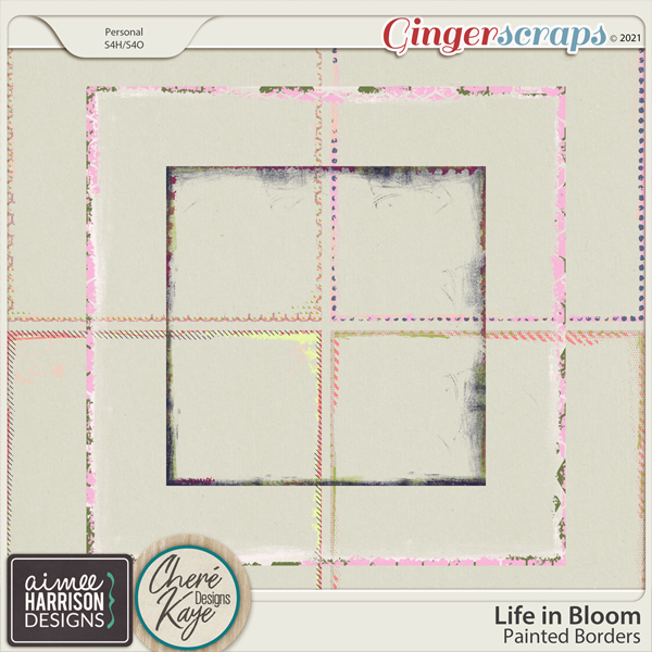 Life in Bloom Painted Borders by Aimee Harrison and Chere Kaye Designs