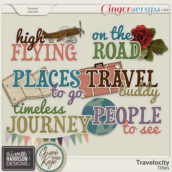 Travelocity Titles by Chere Kaye Designs and Aimee Harrison