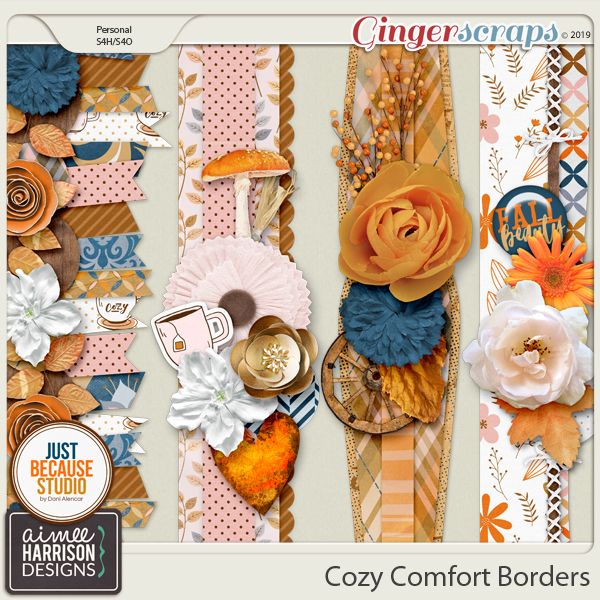 Cozy Comfort Borders by Aimee Harrison and JB Studio