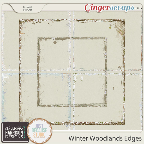 Winter Woodlands Messy Edges by Aimee Harrison and JB Studio