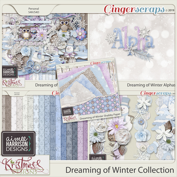 Dreaming of Winter Collection by Aimee Harrison and Kristmess Designs