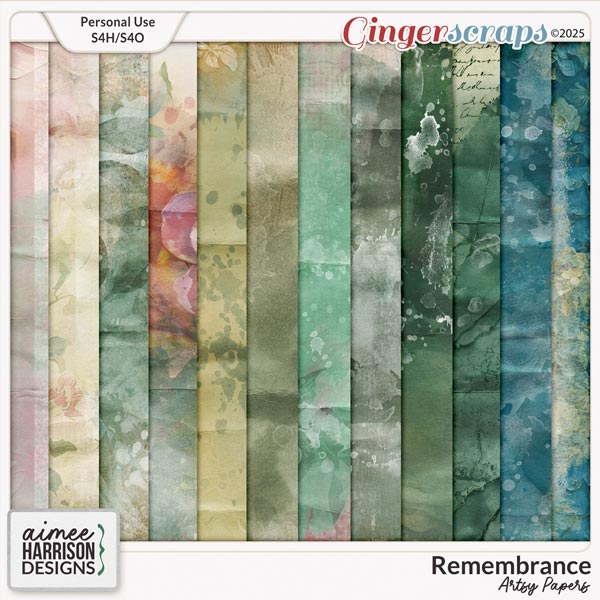 Remembrance Artsy Papers by Aimee Harrison