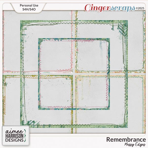 Remembrance Messy Edges by Aimee Harrison