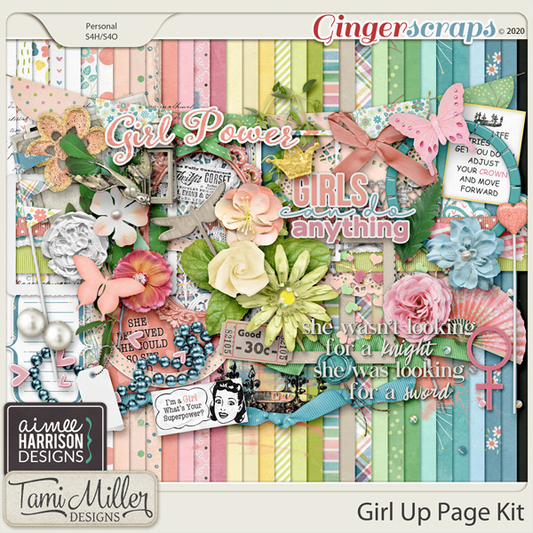 Girl Up Page Kit by Aimee Harrison and Tami Miller