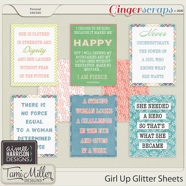 Girl Up Quote Cards by Aimee Harrison and Tami Miller