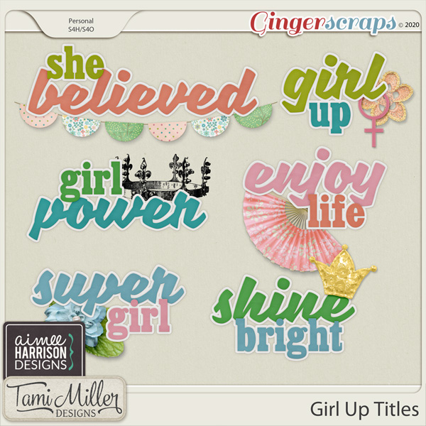 Girl Up Titles by Aimee Harrison and Tami Miller