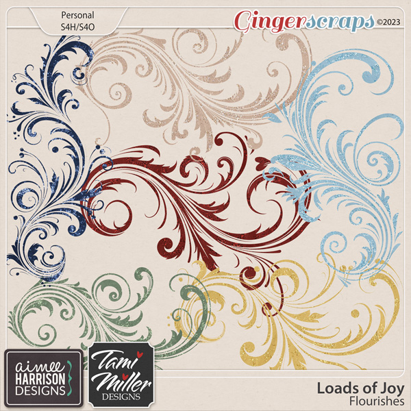 Loads of Joy Flourishes by Aimee Harrison & Tami Miller