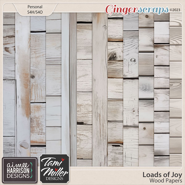 Loads of Joy Wood Papers by Aimee Harrison & Tami Miller