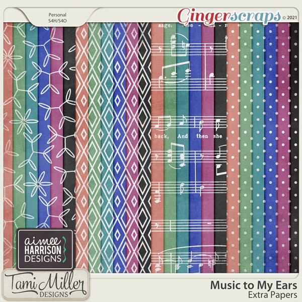 Music to My Ears Extra Papers by Tami Miller and Aimee Harrison
