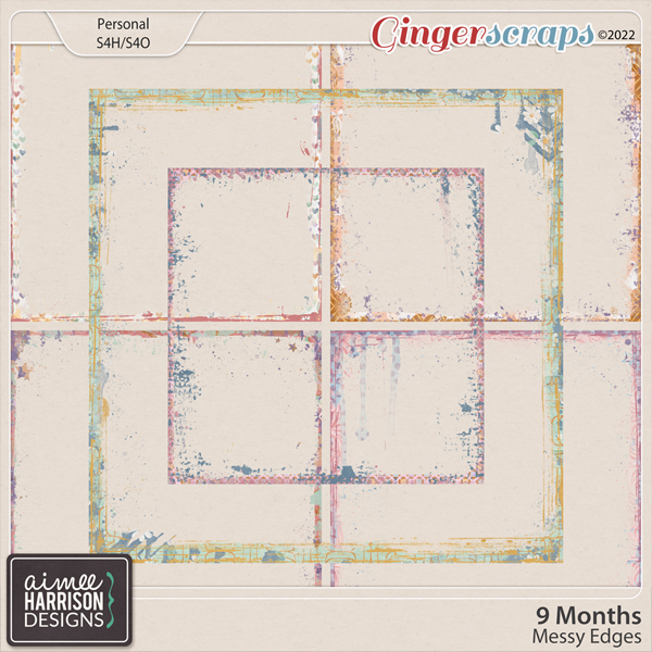 9 Months Messy Edges by Aimee Harrison