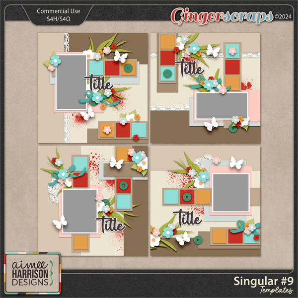 Singular #9 Templates by Aimee Harrison`