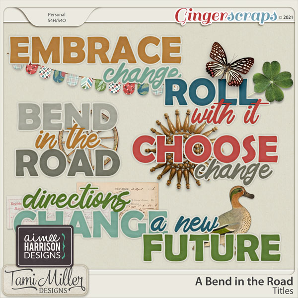 A Bend in the Road Titles by Aimee Harrison and Tami Miller Designs