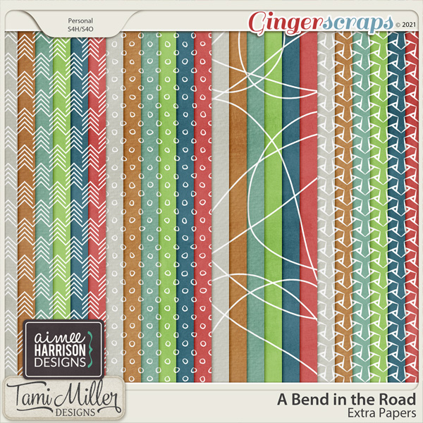 A Bend in the Road Extra Papers by Aimee Harrison and Tami Miller Designs