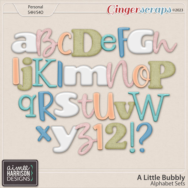 A Little Bubbly Alpha Sets by Aimee Harrison