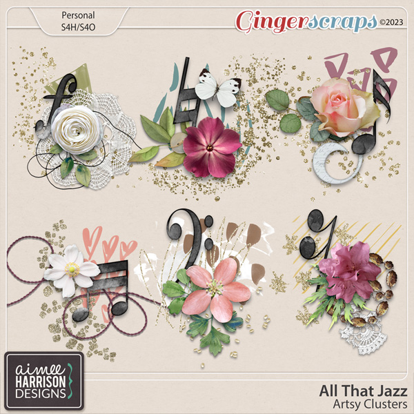 All That Jazz Artsy Clusters by Aimee Harrison