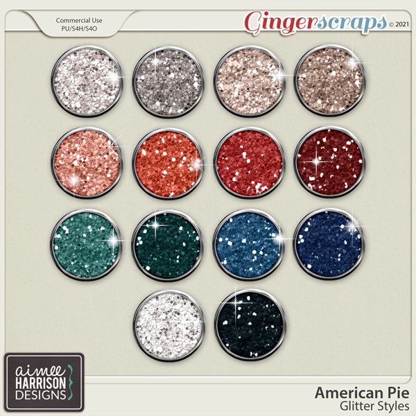 American Pie Glitters by Aimee Harrison