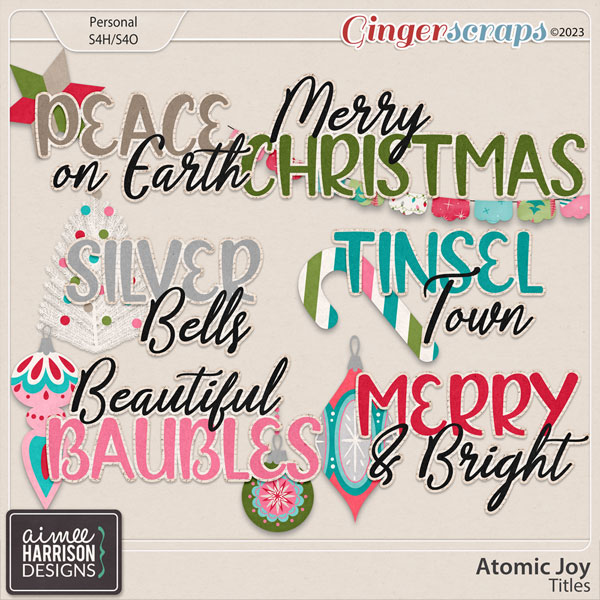 Atomic Joy Titles by Aimee Harrison