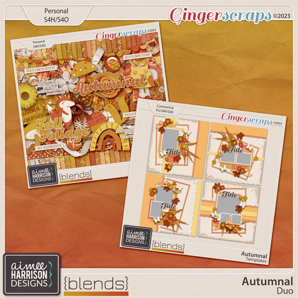 Autumnal Blends Duo by Aimee Harrison