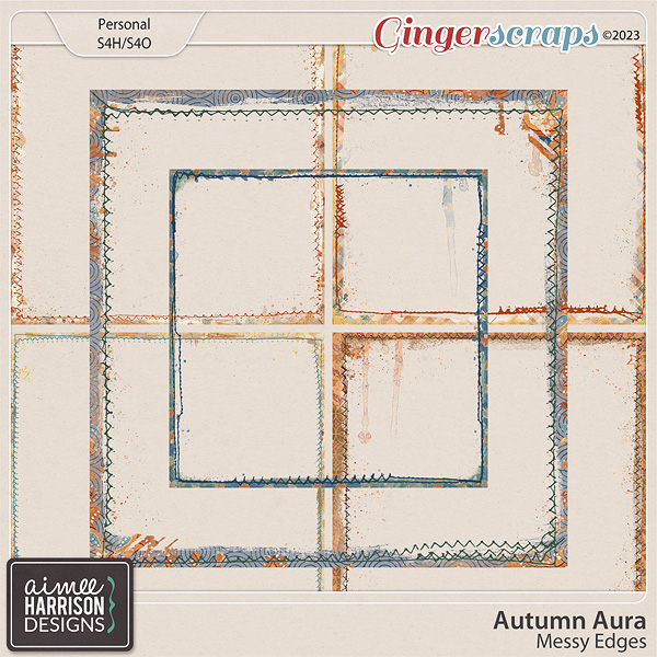 Autumn Aura Messy Edges by Aimee Harrison