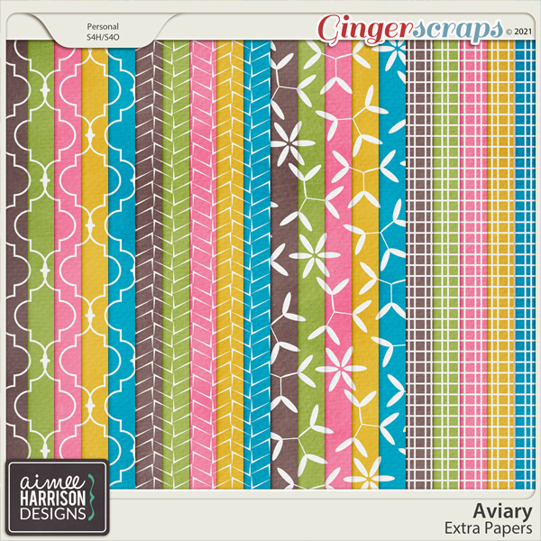 Aviary Extra Papers by Aimee Harrison