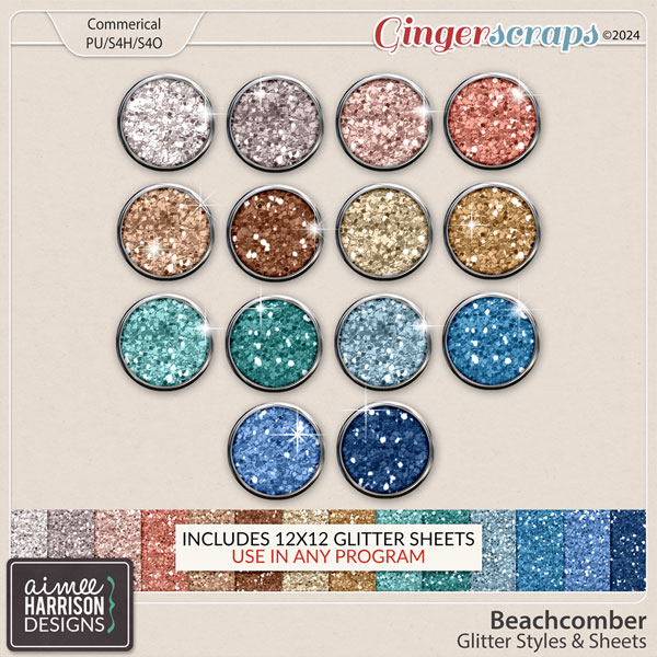 Beachcomber Glitters by Aimee Harrison