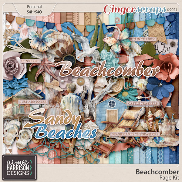 Beachcomber Page Kit by Aimee Harrison