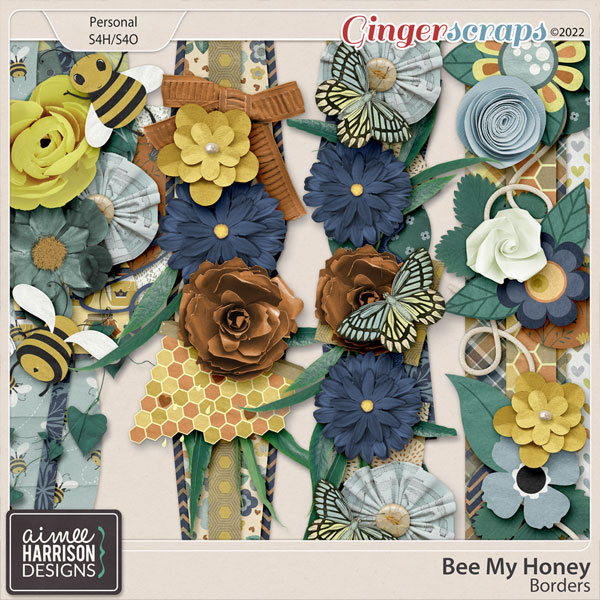 Bee My Honey Borders by Aimee Harrison