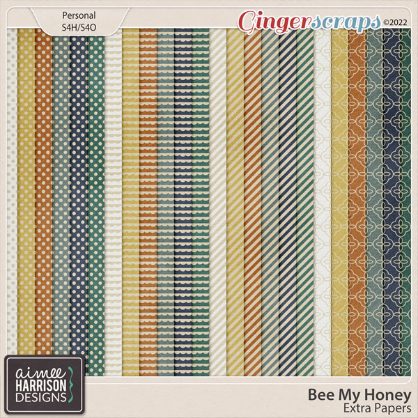 Bee My Honey Extra Papers by Aimee Harrison