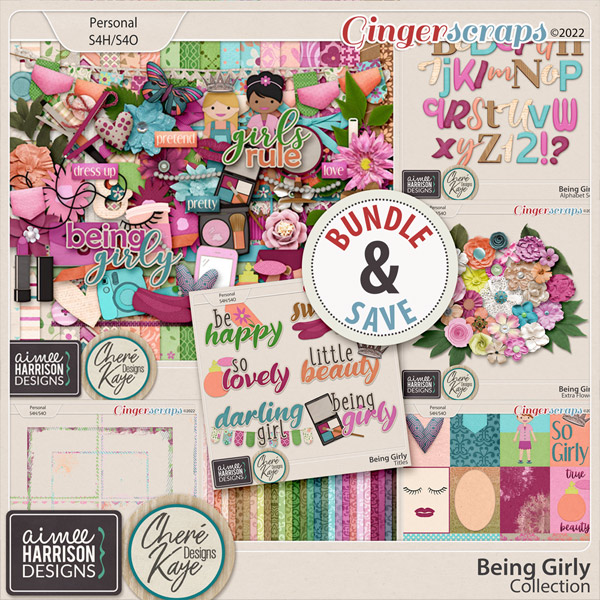 Being Girly Collection by Aimee Harrison and Chere Kaye Designs