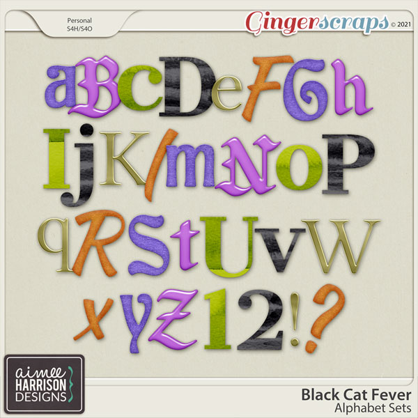 Black Cat Fever Alpha Sets by Aimee Harrison