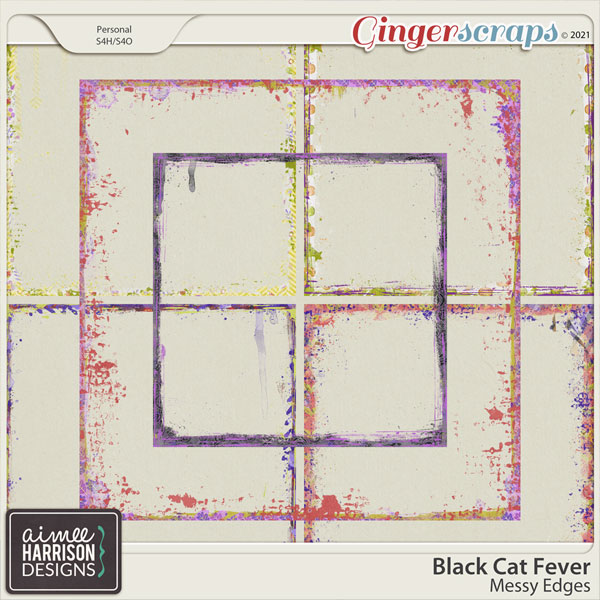 Black Cat Fever Messy Edges by Aimee Harrison